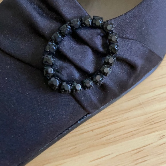 Sam & Libby Classy Black Evening Shoes, Size 6 - Picture 5 of 7